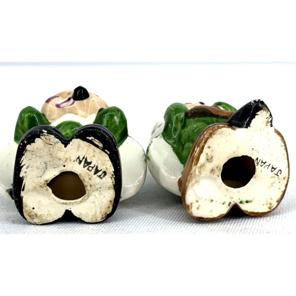Ladybugs Anthropomorphic Girl & Boy Ceramic Japan 2.25" Tall 1960’s - Picture 6 of 6